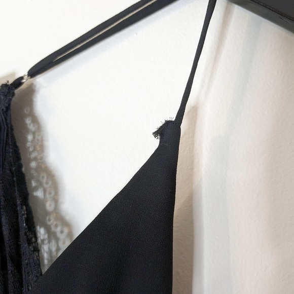 Lulus Story of a Starry Night black backless lace maxi dress, small - Picture 8 of 8